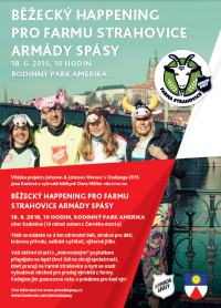 běžecký happening pro farmu Strahovice Armády spásy