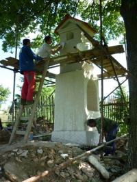 Oprava kapličky ve&nbsp;Stanovicích